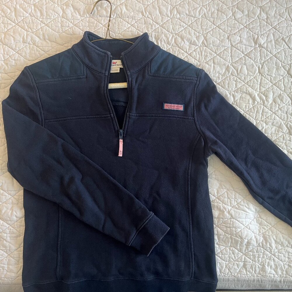 Vineyard Vines Shep Shirt Pullover (Small, Navy)